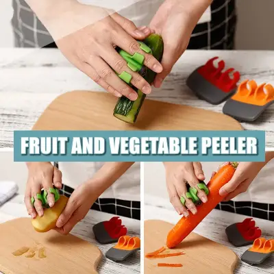 (1 Pis) Fruit & vegetable peeler Finger peeler