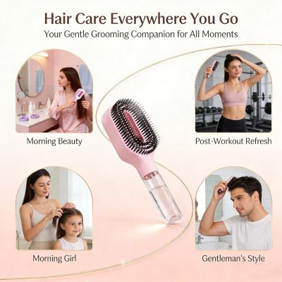 Spray Comb for Hair 2-in-1