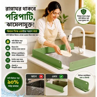 Kitchen Sink Water Splash Guard