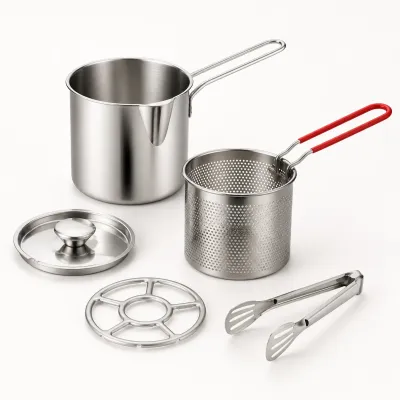 Mini Stovetop Deep Fryer Set